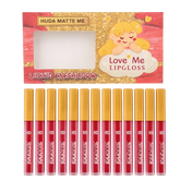 Huda Matte Me 12 Pcs Lip Gloss Pack